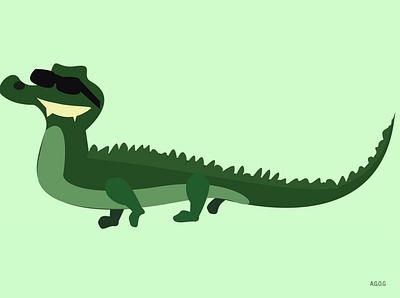Mr alligator alligator animal art illustration