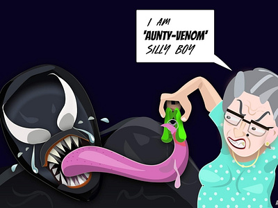 Aunty Venom illustration