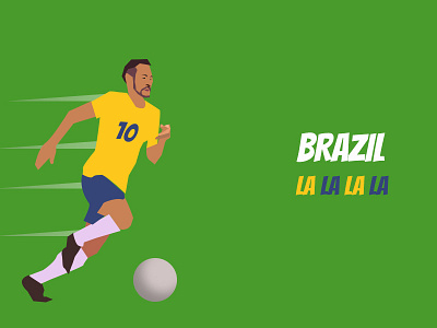 Brazil LA la La la ... design illustration