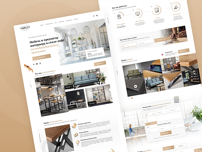 Design landing page for Townloft company