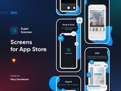 Screens for App Store | Super Scanner App
