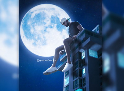 The Lonely Night | Concept Art | Image Manipulation animation branding design graphic design illustration image manipulation logo manipulation nightlife photoshop photoshop art typography vector