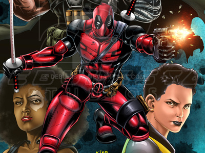 Deadpool 2 Fan Art comicart comicpinup comics commission open commissions debuhista digital illustration digitalart illustration