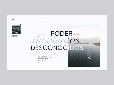 Travel blog about article blog boat clean minimal minimalism sailing school ship storybook travel trip ui website