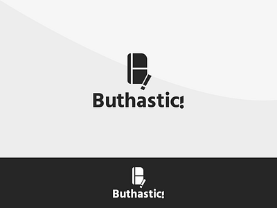 Buthastic! Logo Design brand and identity brand identity branding design dribbble flat graphic graphic design illustration illustrator logo minimal vector