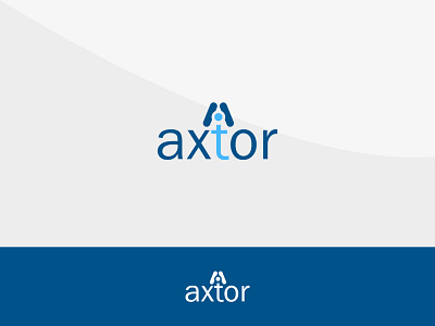 Axtor Alphabetical Logo brand and identity branding design dribbble flat graphic design illustration illustrator logo vector