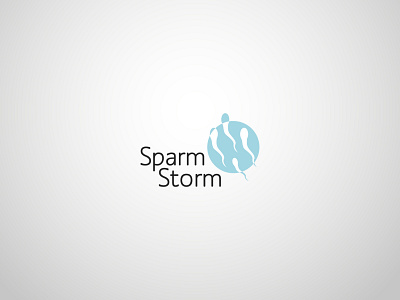 Sparm Storm Experimental Logo (18+) brand and identity design dribbble flat graphic design icon illustration illustrator logo vector