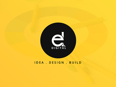 El Digital Rebranding brand and identity branding design dribbble flat graphic design icon icon design illustration illustrator logo minimal