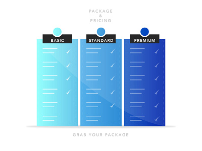 Pricing & Package Illustration app branding flat icon illustration illustrator minimal ui vector
