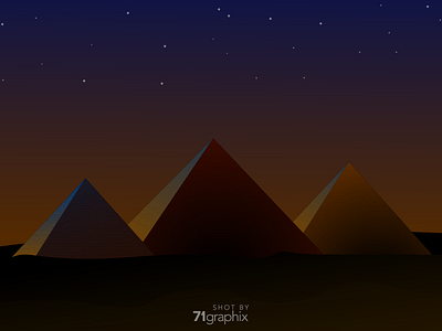 Pyramid of Egypt brand and identity dribbble dribbble best shot dribbble debut egypt graphic design illustration illustrator logo pyramid