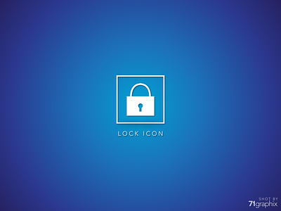 Lock Icon Design brand and identity design dribbble flat graphic design icon illustration illustrator logo typography ui ux vector web website