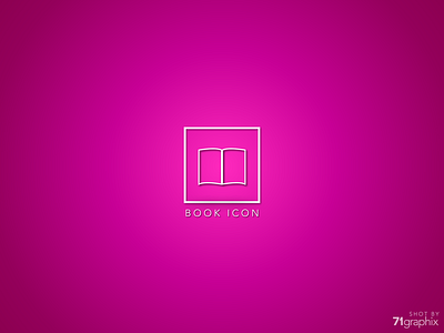 Book Icon | Simple Icon Design animation app brand and identity design dribbble flat graphic design icon icon app illustration illustrator typography ui ux vector