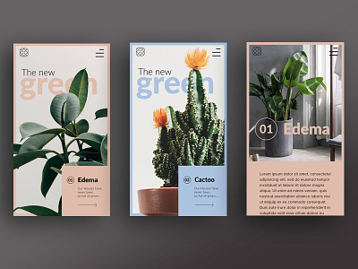 UI | The new Green digital design mobile responsive ui ui design web design