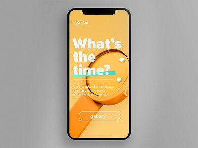 UI | Mobile landing page