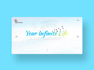 Website Design (Your Infinite Life) motivation ui design uidesign user interface web design webdesign website website concept website design websites