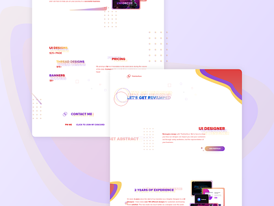 TheInterface Revamped Web Design design identity interface landing logo portfolio rebrand ui uiux ux web website