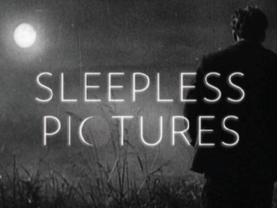 Film Company Logo / Sleepless Pictures aged film logo logotype video