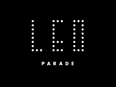 LP Logo Concept elysse ricci graphic design leo parade logo logotype mark typography