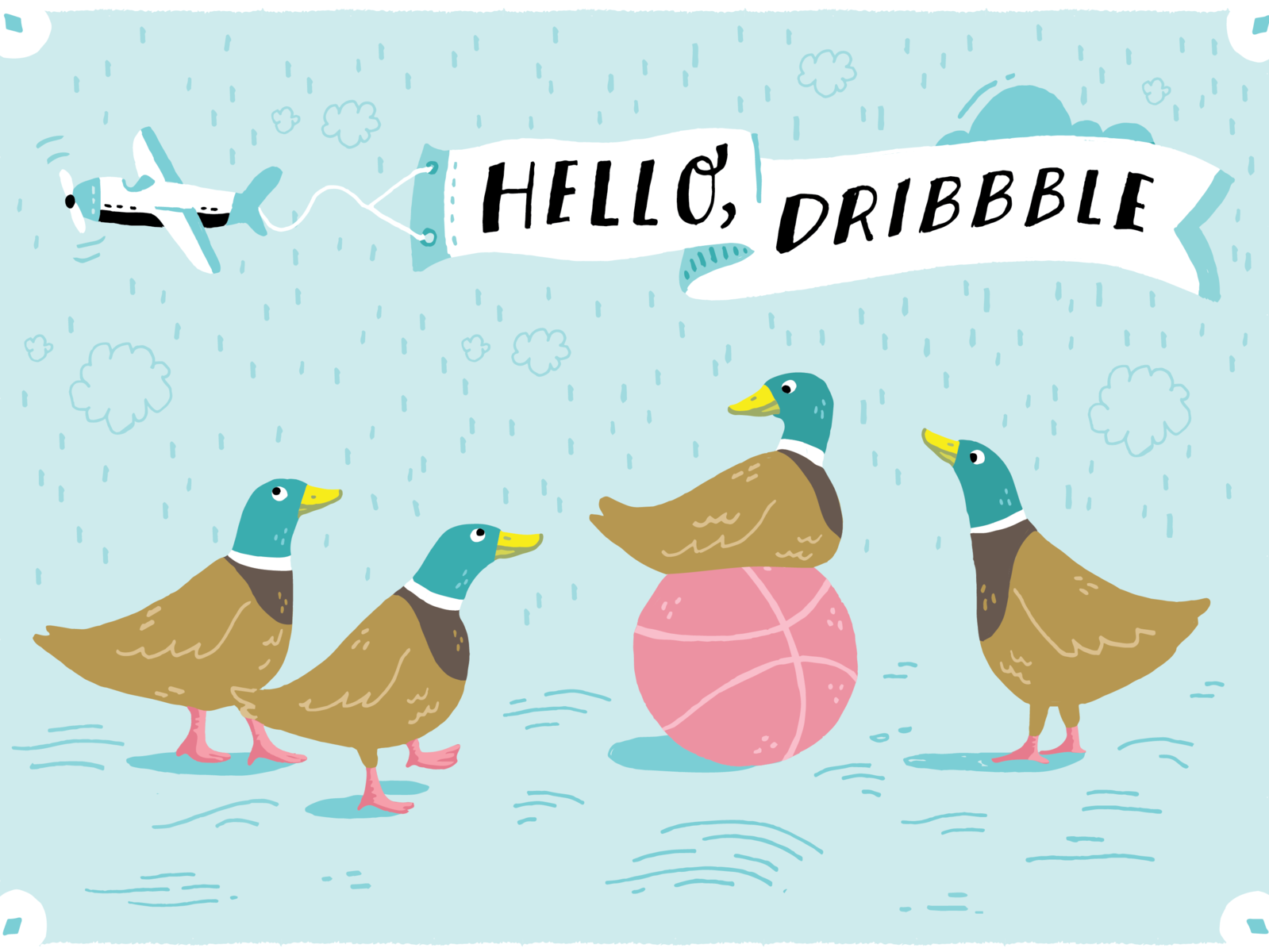 Dribbble Ducks By Kate Palermo On Dribbble