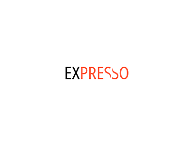 Expresso branding design lettering letters logo logotype news newsfeed newsletter