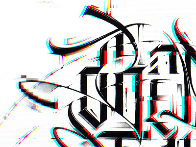 Alphabet:\\glitch alphabet calligraffiti calligraphy design glitch glitchart lettering letters