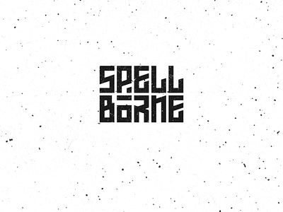 Spellborne calligraphy concept design lettering letters logo logotype typography