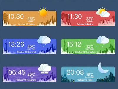 Weather plug-in app city cloud illustrator paris plug in sun ui weather