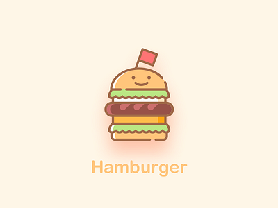 Food icons exercise - Hamburger