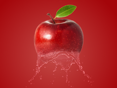 RED APPLE PHOTO MANIPULATION