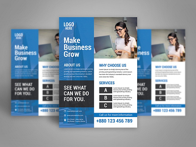 Business Flyer a4 size advert advertisement business clients company corporate digital flyer investment letter letter size marketing media personal photography photography flyer project promotion property