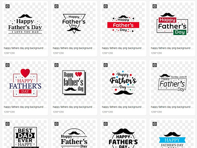 Happy Fathers Day png background design ( FREE )