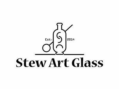 Stew Art Glass Logo branding design icon logo vector
