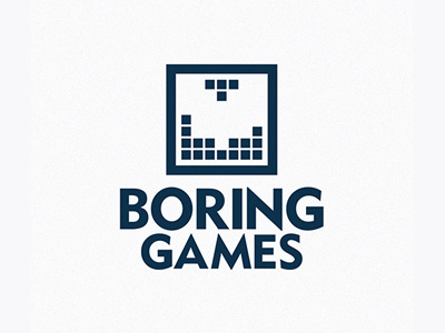 Boring Games Logo andriod app brand developer gamedev games ios logo mobile