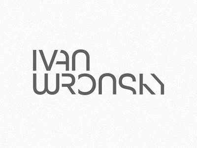 Ivan Wronsky logo brand clublife design dj logo logotype music techno vinyl