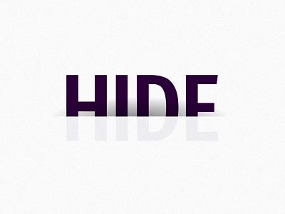 Hide