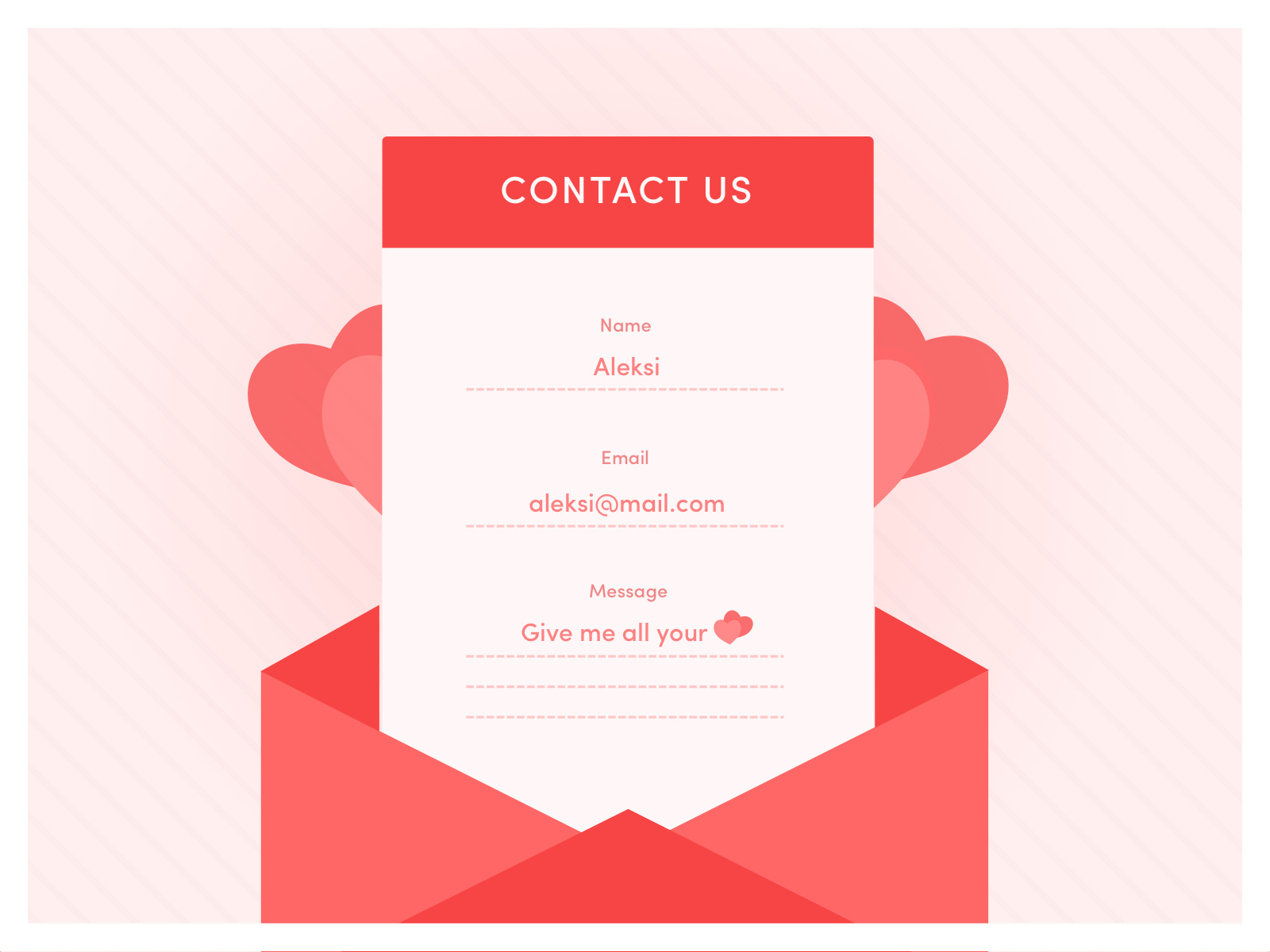 Contact Us | Daily UI #028 by Aleksi Postari on Dribbble