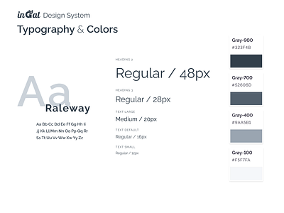 Typography & Colors colors design system ingat typography