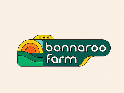 The Bonnaroo Farm bonnaroo branding farm festival logo logo design music festival nashville sunrise sunset tennessee