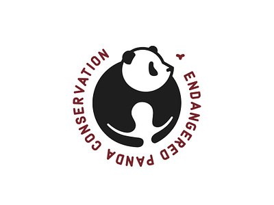 Endangered Panda Conservation Logo