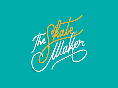 The Skate Maker | Hand Lettering Logo