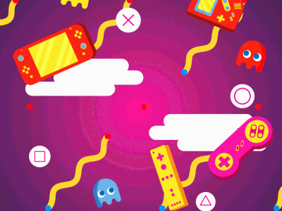 Hello! icon illustration 2d animation