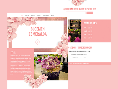 Flower website flowers shop store website