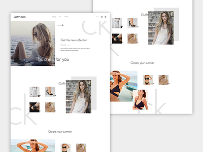 Redesign CK completed calvin klein clothes fashion