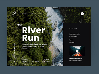 Layout Experiment ecommerce travel typography ui web design webdesign website