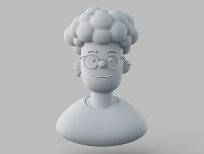Avatar Perso Clay 3d avatar c4d character cinema 4d clay redshift render