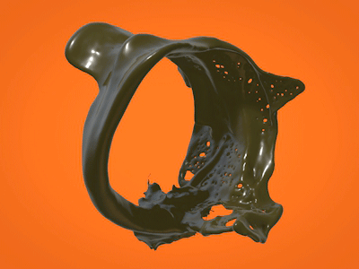 Chocolate Looping 3d c4d chocolate gif loop looping realflow simulation