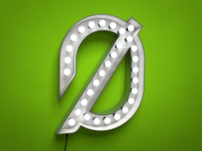 Creativ Logo 3d bulb c4d cinema 4d light logo typography