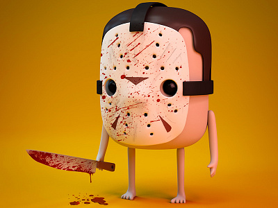 Friday the 13th 3d blender c4d character cinema4d creative digitalart friday friday the 13 friday the 13th render