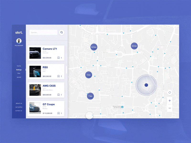 Marketplace Website adobe automotive concept dailycreativechallenge hover marketplace minimal sell shop shopping ui ux web website xd