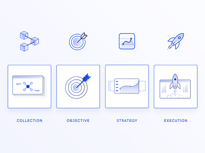 Presentation Icons agency digital gradient icon illustration marketing minimal modern simple stroke vector